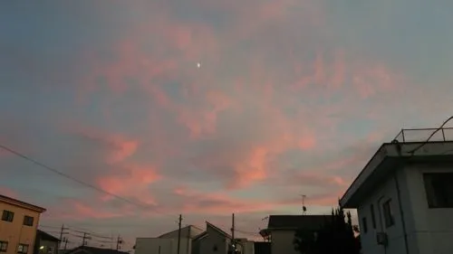 今日の夕焼け