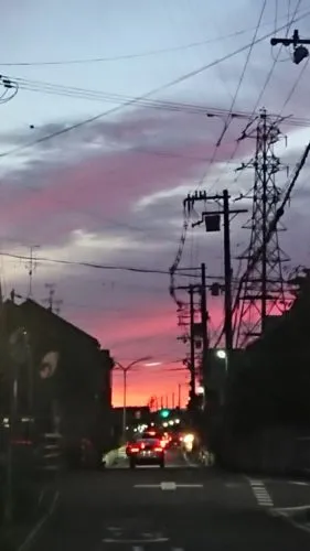 きれいな夕日に落とし穴⁉